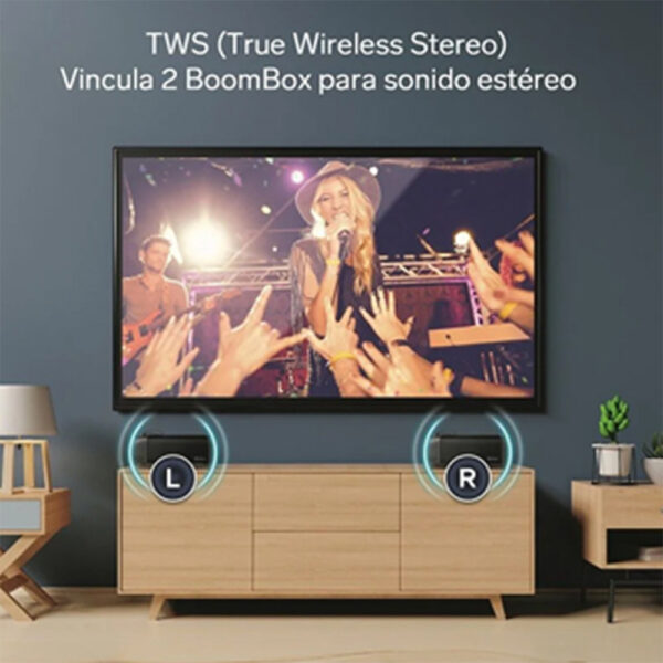 BOCINA BLUETOOTH CON FUNCION TWS MODELO 876 STEREN