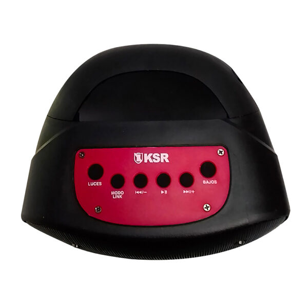 BOCINA 4" KSR-LINK BT FM AUX RECAR USB MICRO SD LUZ RGB 10W RMS